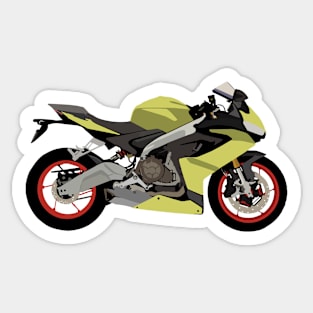 Motorcycle Aprilia RS 660 Acid Gold Sticker